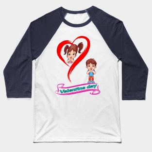 Valentine day Spacial Baseball T-Shirt